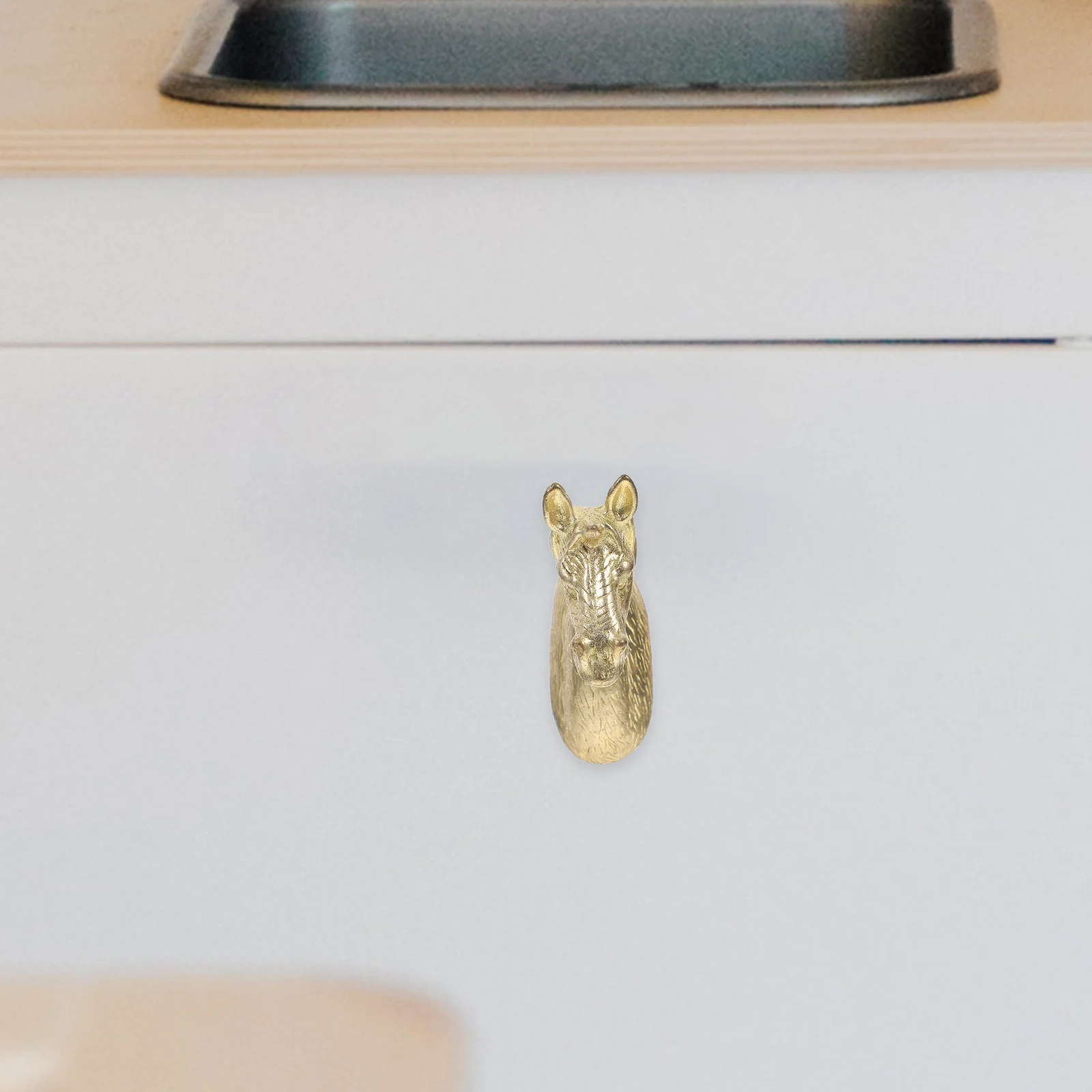 

Cabinet Door Knob Animal Head Brass Handle Drawer Pulls Easy Install Decorative Bathroom Wardrobe Handles Kitchen Closet