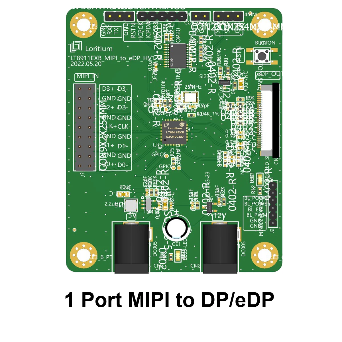 LT8911EXB(رقاقة) - منفذ MIPI إلى DP/eDP تحويل الصوت والفيديو