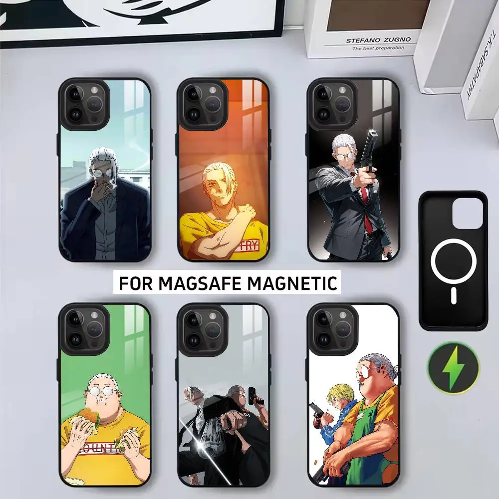 

H-Hidden killer S-sakamoto Days Phone Case For iPhone17,16,15,14,13,12,11 Plus,Pro Magnetic with Magsafe Wireless Charging