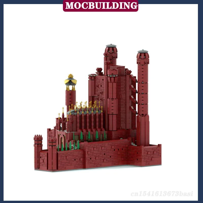 The Red Castle Big Model Building Blocks assemblato MOC Movie Collection Series Set di regali giocattolo per la casa fai da te