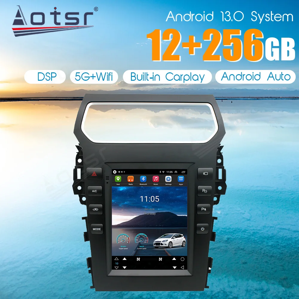 

9,7 дюймов Android авто для Ford Explorer 2011 -2019 автомобильные аксессуары Радио экран стерео приемник мультимедийный плеер GPS Carplay Hicar