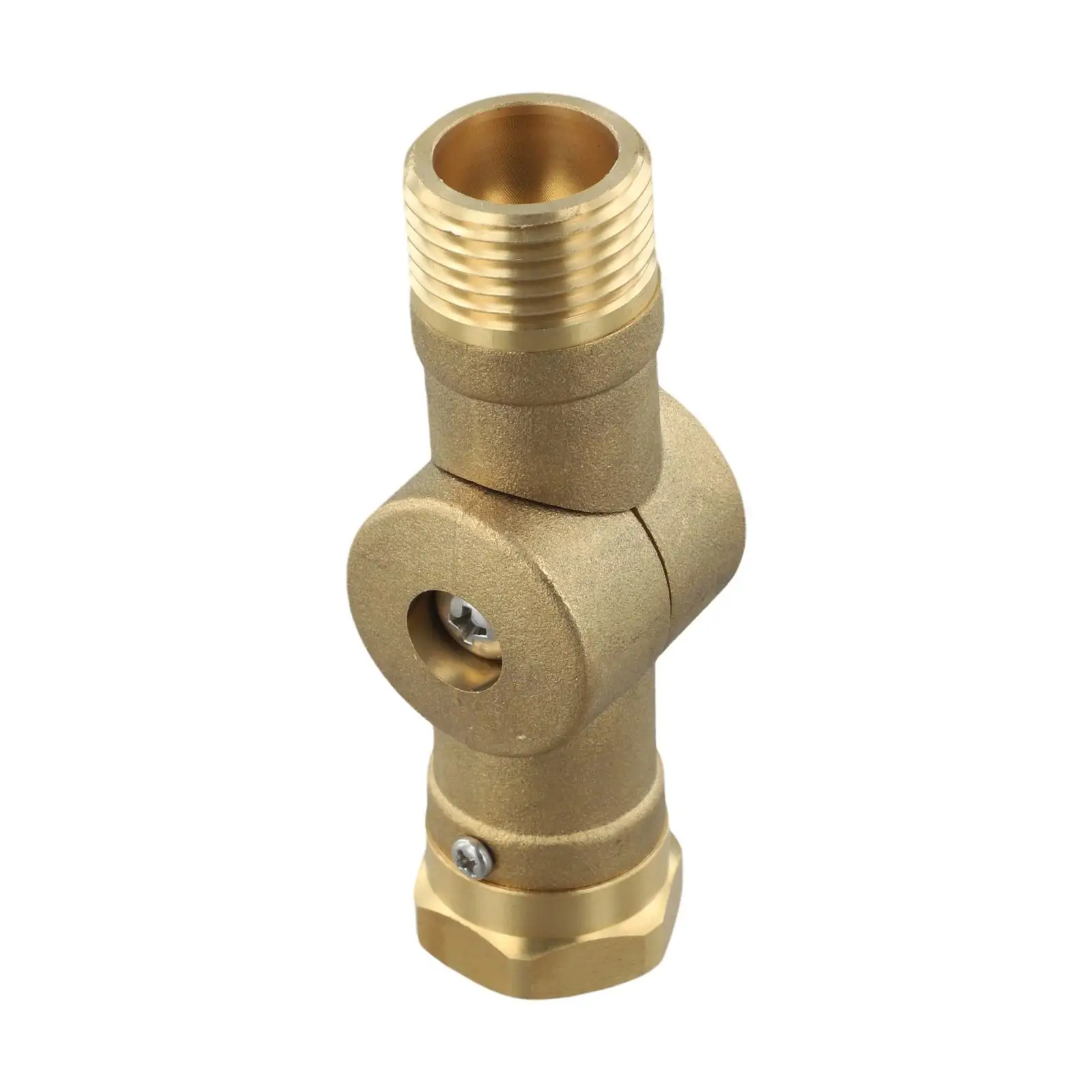 Adjustable Hose Connector Brass Swivel Connector 180 Rotation 360 Rotation Leak-proof Design O-ring Seal Water Flow Connector