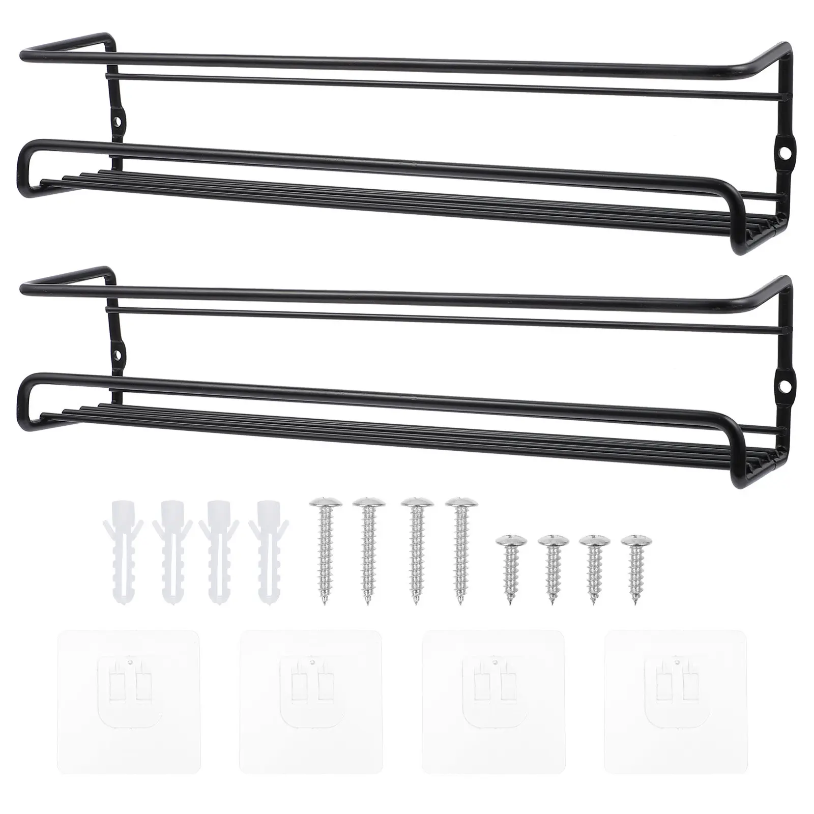 

Настенная полка для специй и приправ (2 шт.), прочная подставка для хранения специй, соусов и масел для небольших кухонь