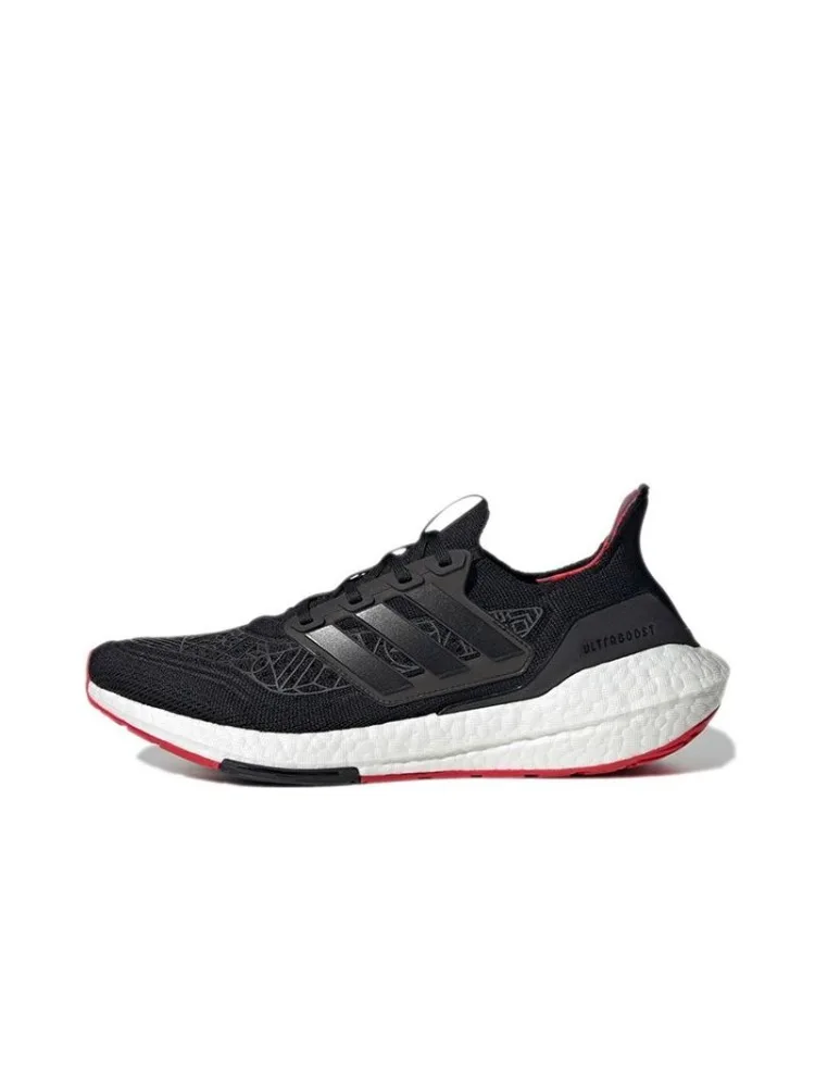 Adidas UltraBoost  Unisex Black Running Shoes Comfortable All-match Fabric Wear-resistant Breathable Low-top Running Shoes