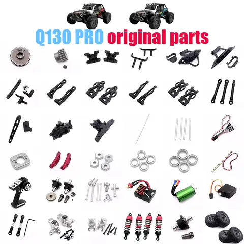 SCY 16103 PRO RC Automotive Parts Turning Shaft Gear Bearing Pull Rod Steering Cup Swing Arm Motor Tire Screws Headlight