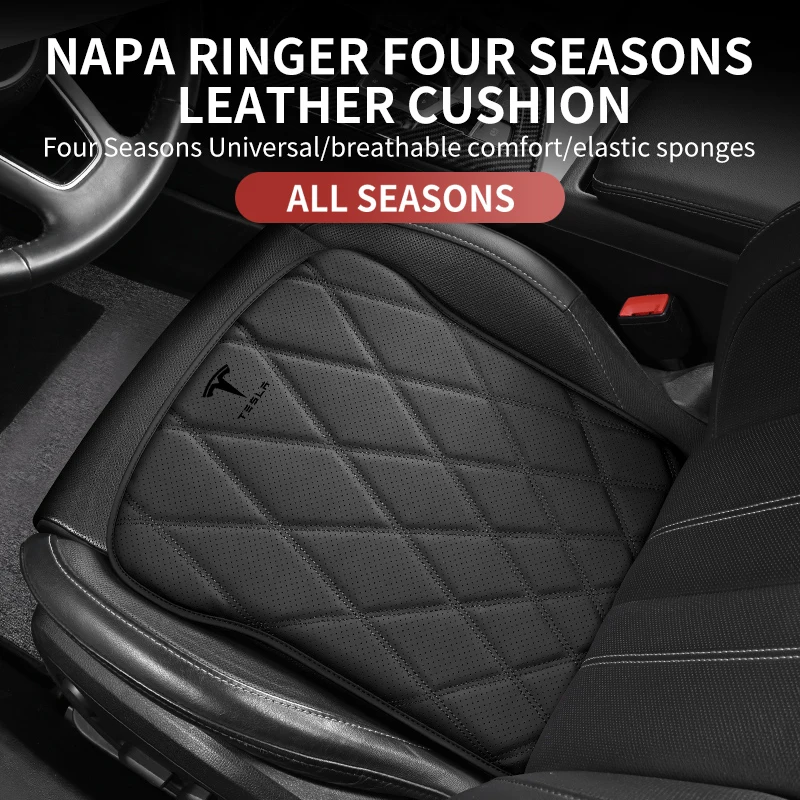 Car Seat Cover Cushion Driver Front Seat Protector Pad Backseat Mat For Tesla Model 3 Model S Model X Model Y Roadster