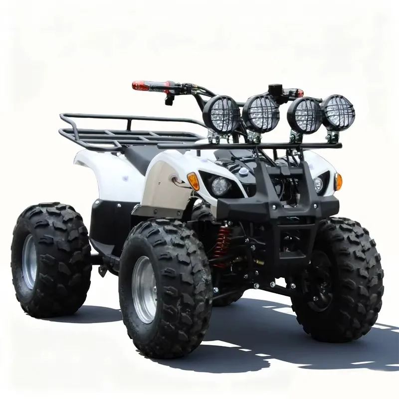 750W 48V Kids Electric ATV Quad 4 Wheeler, Automatic Shaft Drive Mini Quad Bike for Children, All-Terrain Outdoor Off-Road