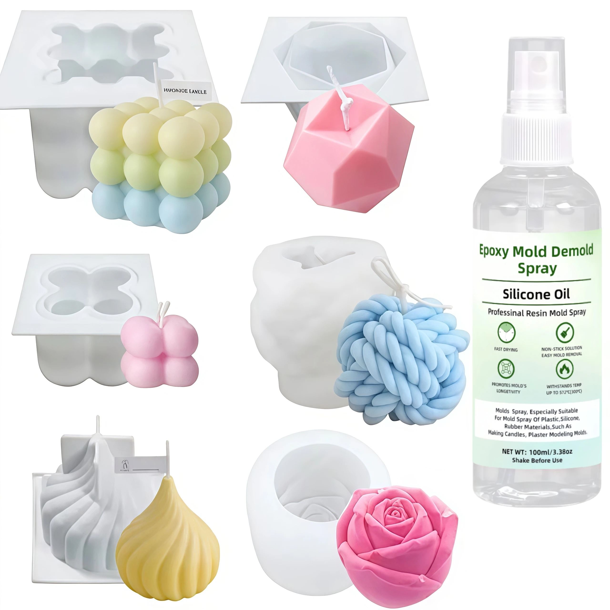 Epoxy Mold Demoulding Spray, E - огляд і ціна Release Spray Silicone