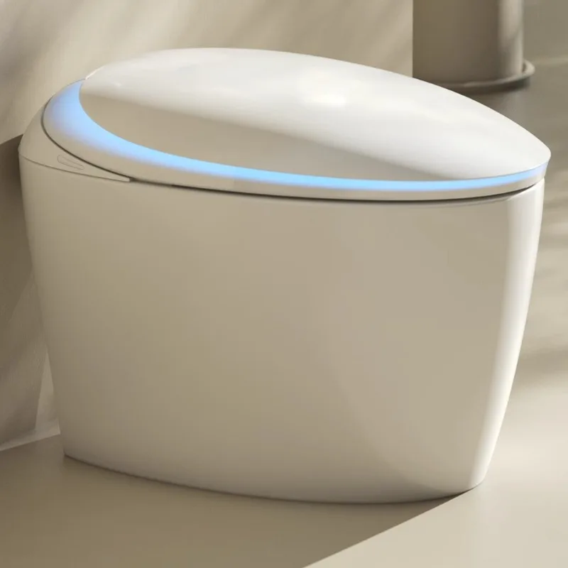 Limpiador de cuencos, cubierta de asiento de inodoro inteligente estética, diseño moderno minimalista, inodoro para adultos, muebles multifuncionales para el hogar