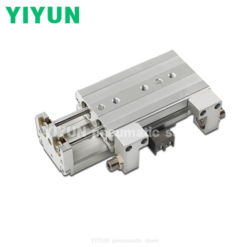 Cilindro de mesa deslizante serie LCR LCR6 LCR12 LCR20-10-20-30-40-50-75-100-S1-S2-S3-S4-S5-S6-A1-A2-A3-A4-A5-A6 tipo CKD