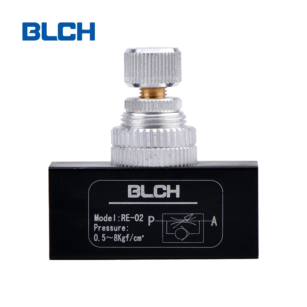 BLCH RE Pneumatic Air Control Valve Manual Flow Control Valve One Way