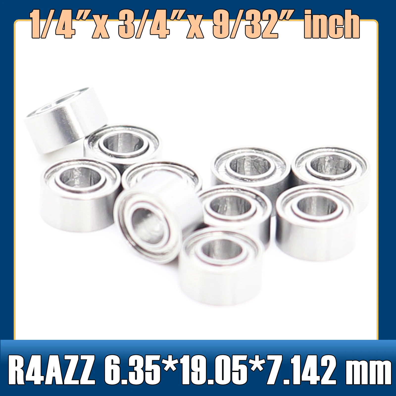 R4AZZ Bearing (10 PCS) 1/4