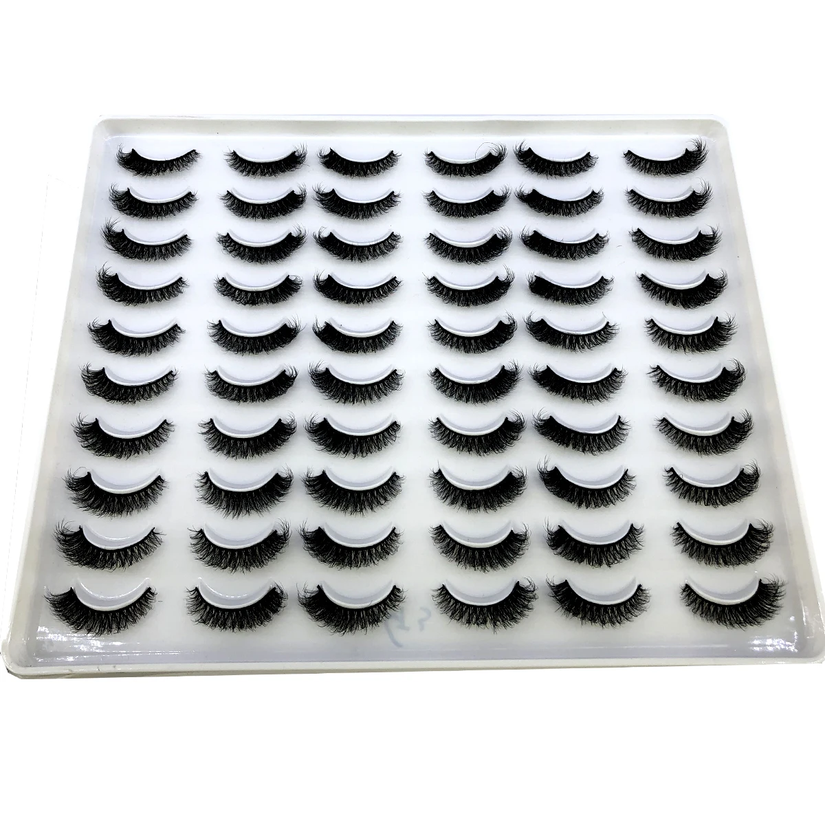 30 Pairs Natural False Eyelashes fluffy Fake Lashes Long Makeup 3d Mink Lashes Extension Eyelash Soft Mink Eyelashes for Beauty