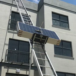 Commercial Solar Panels Lifting Equipment Ladder Hoist 6m 2FT Lifting Height Solar Panel Lift for Installing PV Panels