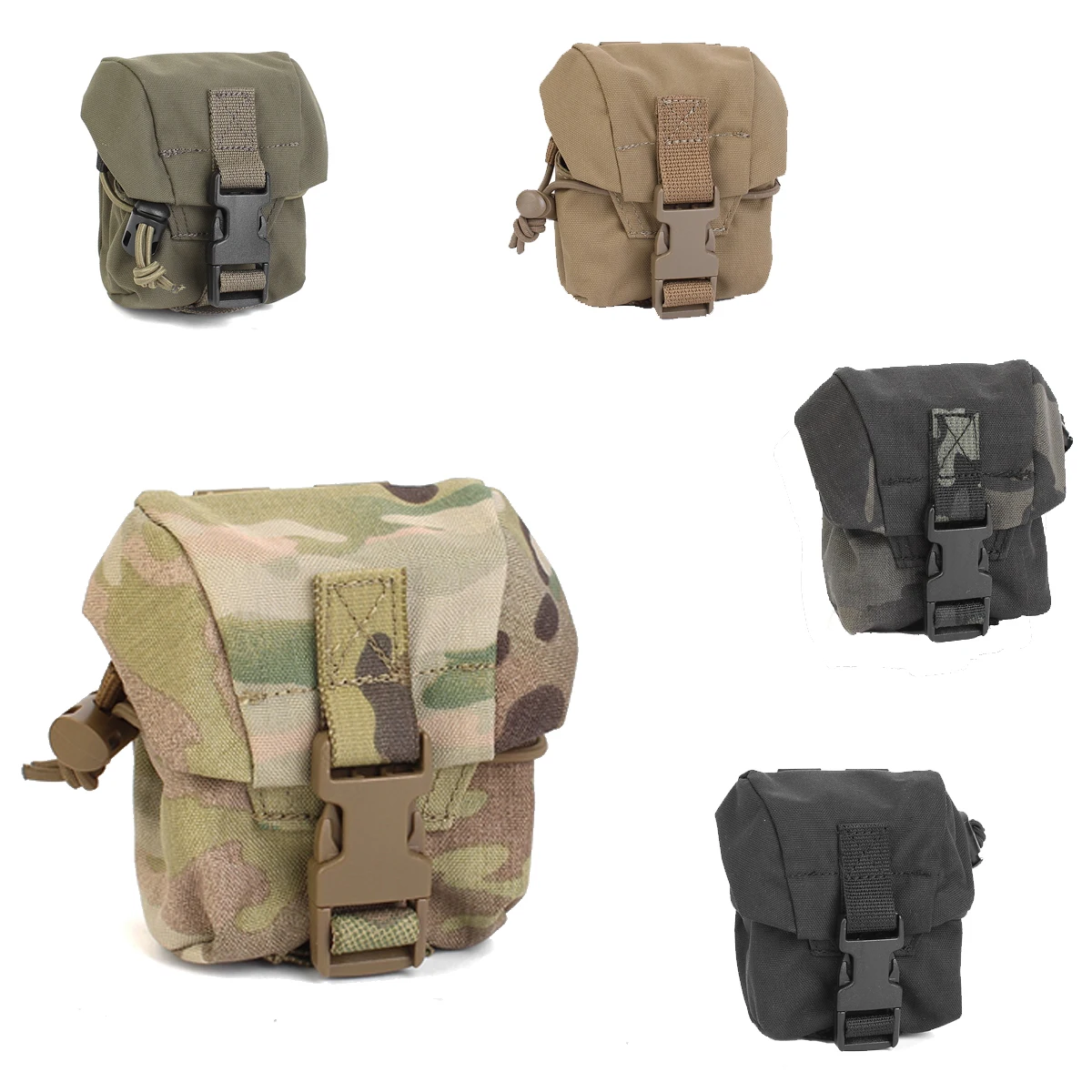 

Molle Tactical Belt Bag, Multifunction Small Portable Outdoor Hunting Storage Bag, PRC152 Walkie Talkie Radio Battery Pack