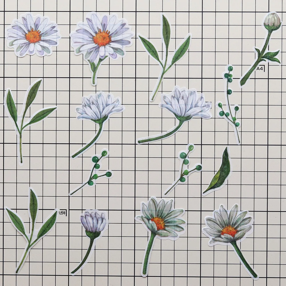 Creative Path Tranquil Place Scrapbooking Journaling Komplettsets 15 Stück Dekorative Papier-Ausschnitte Rahmen Aufkleber DIY Bastelsets – Detail 13