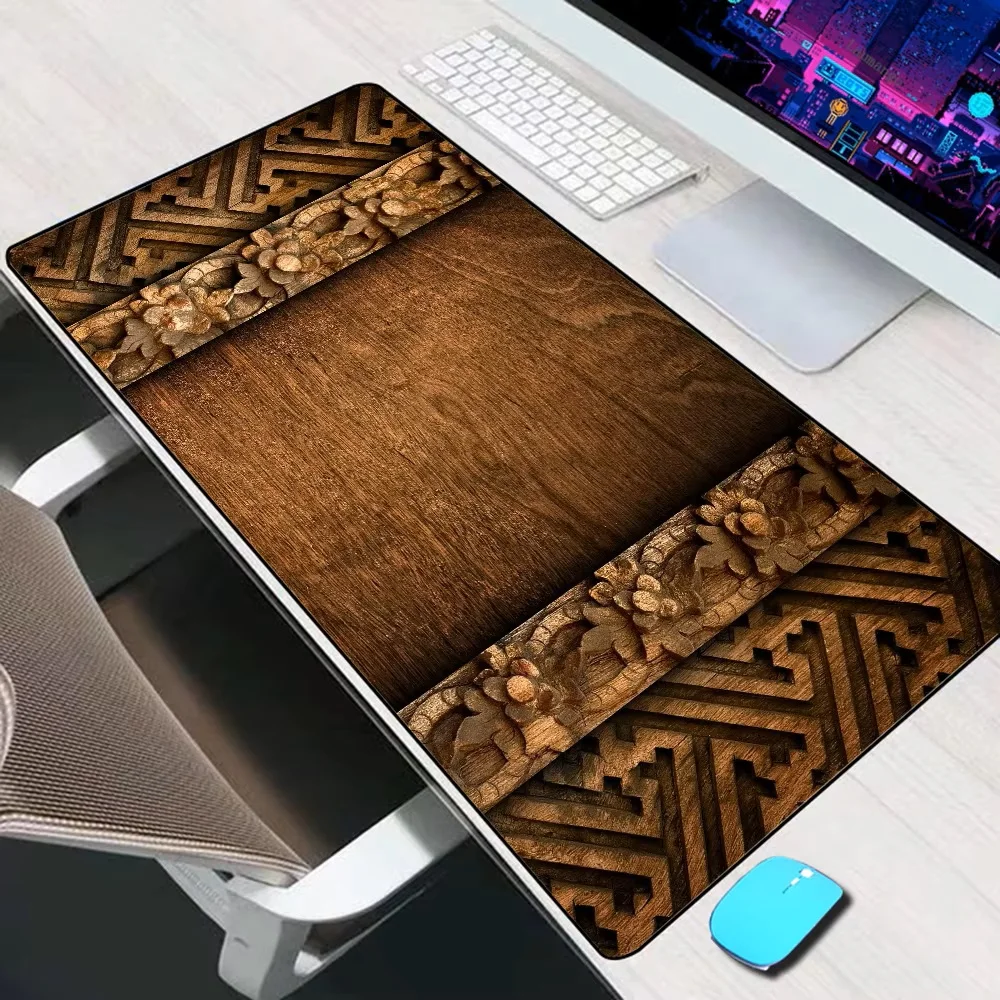 

Wood Grain Textures Large Mouse Pad Gaming Accessories Mouse Mat XXL Laptop Keyboard Mat PC Gamer Desk Pad Computer Mousepad