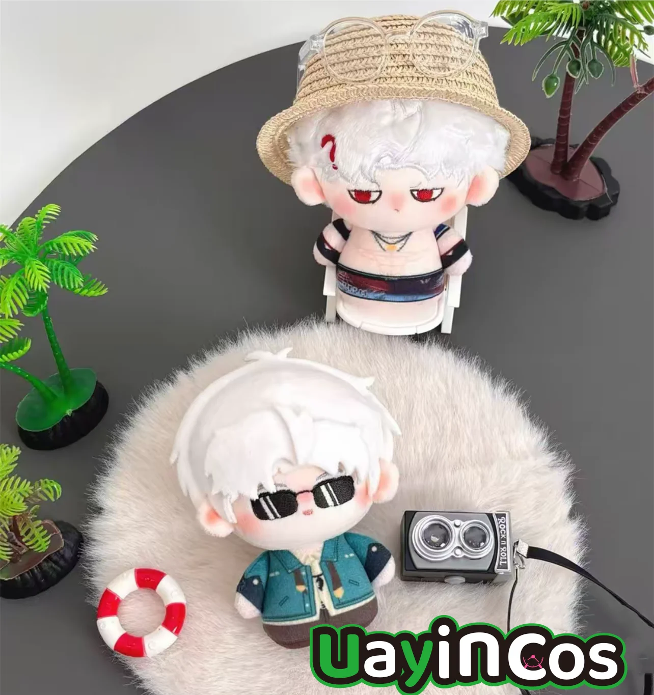 

10 см Sylus Love and Deepspace пляжная соломенная шляпа Sylus аниме игра мягкие плюшевые куклы одежда брелок сумка кулон игрушка детские подарки