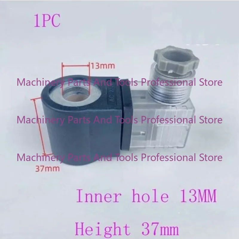 Hot Sell Electric forklift hydraulic solenoid valve insert coil inner hole 13mm high 37mm