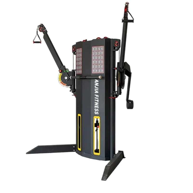 Best Quality Free Standing Dual Adjustable Arm Cable Functional Trainer with Built-In Selectorized Weight System