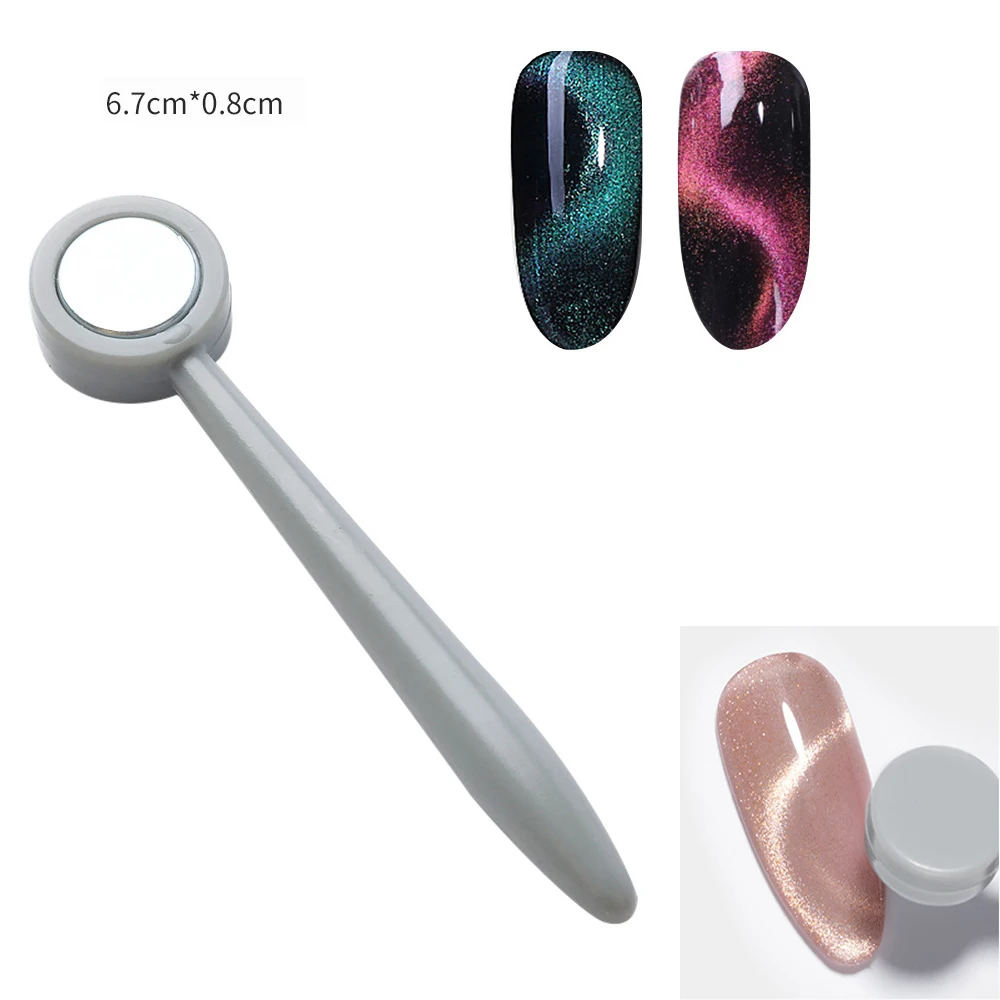 Superstarker dicker Streifenmagnet, Katzenaugen-Magnet für Nagelgelpoliermittel, 3D-Linienstreifen-Effekt, französische Multifunktions-Magnetstift-Werkzeuge
