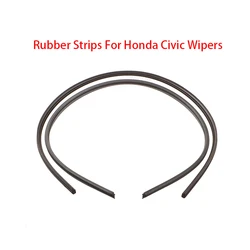 1Set Car Wiper Rubber Strips Refill For Honda Civic Front Windscreen Wipers Accessories