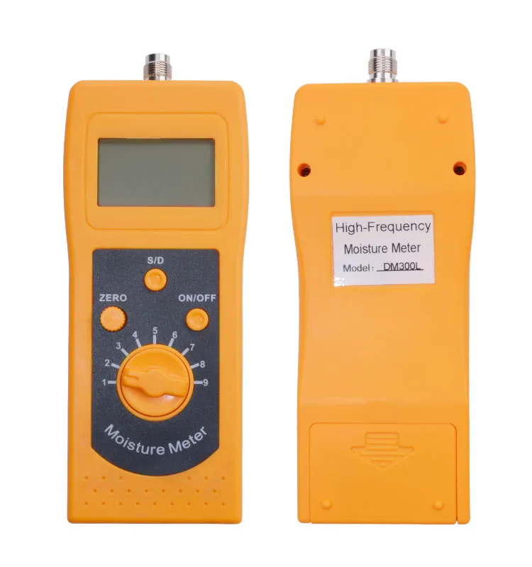 Portable High Frequency Soil Moisture Meter DM300L Sand Moisture Meter Coal Powder Moisture Meter Tester Humidity 0%-80%