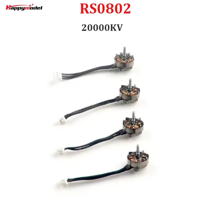 

HappyModel RS0802 KV20000 1S бесщеточный двигатель CW CCW Для беспилотных летательных аппаратов FPV Mobula7 Mobula7 HD 1S Tinywhoop