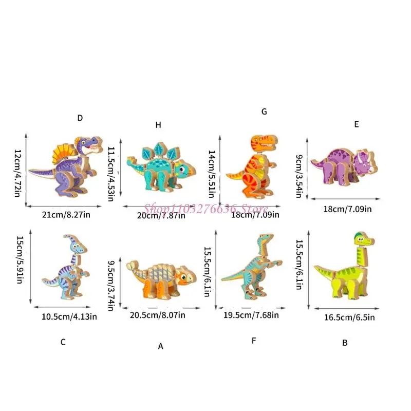 R6FDファインモータースキルの恐竜コンストラクションセットボーイズガールズ教育おもちゃ