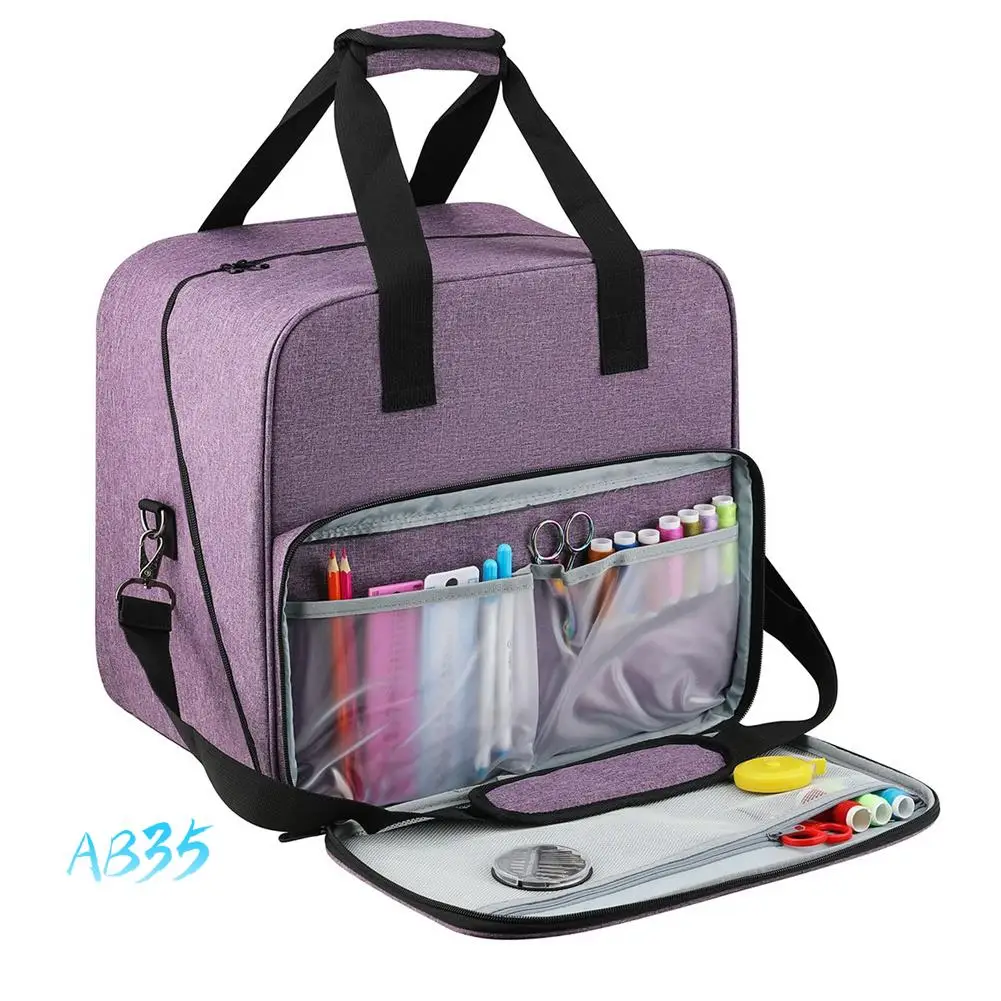 

AB35-Large Sewing Machine Bag Storage Bag Tote Multi-Functional Portable Organizer Bag For Sewing Accessories
