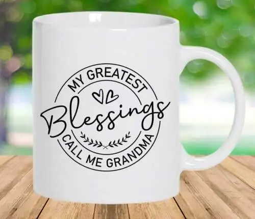 My Greatest Blessings Call Me Grandma Coffee Tea Mug