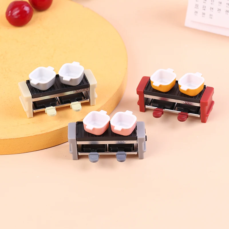 1:6/1:12 Dollhouse Miniture Plastic Barbecue Rack Kitchen Cookware Model Accessories