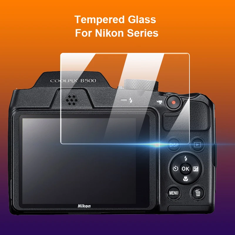 Para Nikon B500 B600 P600 P900s P900 P7800 S9900s vidrio templado 9H 2.5D cámara LCD Protector de pantalla película protectora