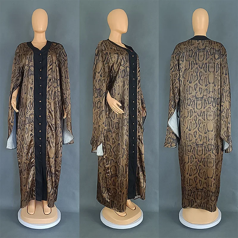 

African Dresses for Women Traditional Africa Clothing Dashiki Ankara Outfits Gown Abayas Robe Muslim Kaftan Maxi Long Dress 2024