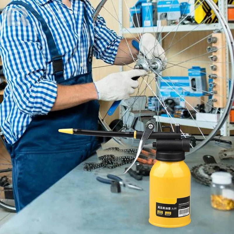 Pompa do smaru, smarownica, smarowanie, metalowa, wysokociśnieniowa, samochodowa, pojemnik na olej, butelka, narzędzie do naprawy, 200ML 250ML 300ML