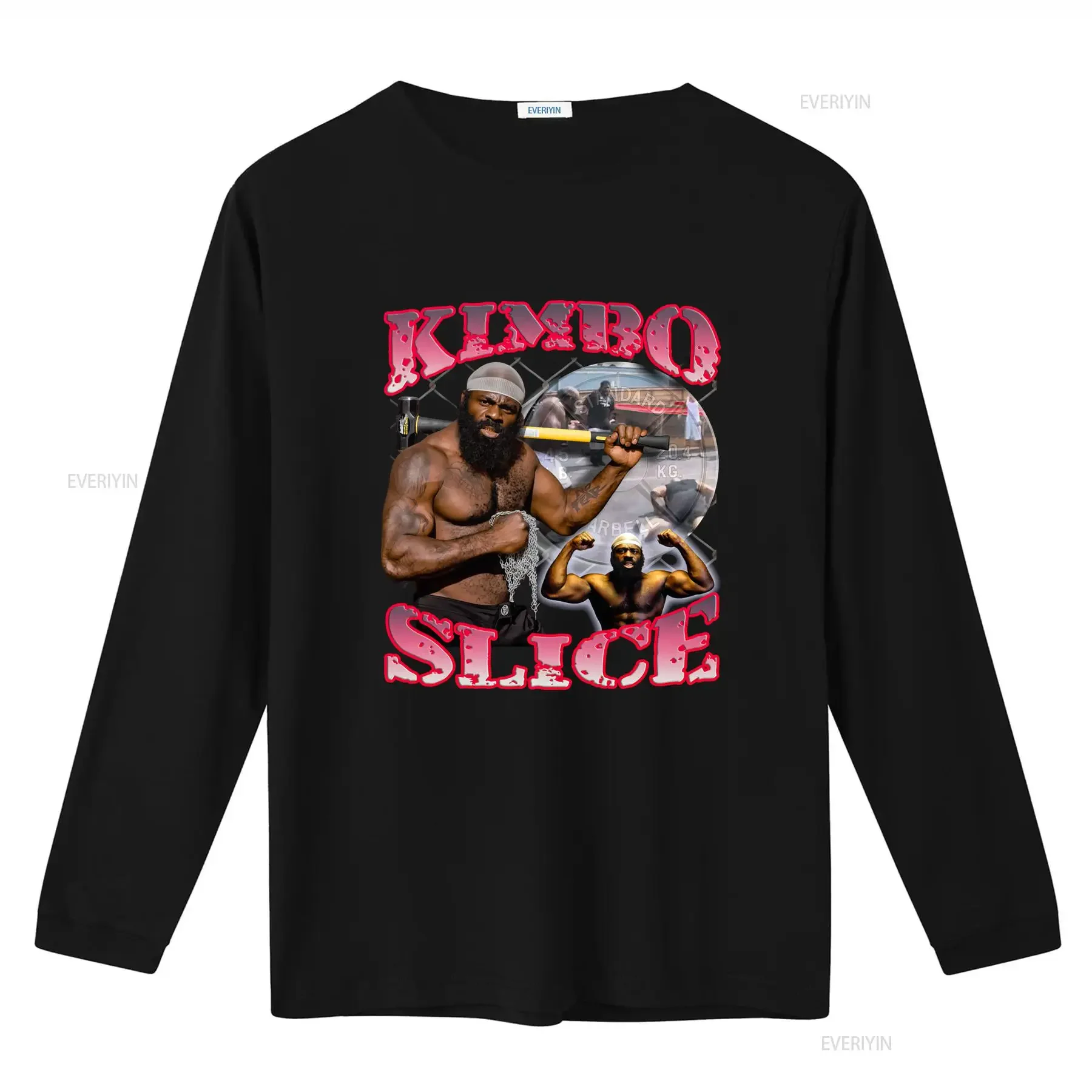 Vintage Kimbo Slice Boxer Collage Men's T Shirt Black Cotton All Sizes S 4XL vintage Washed graphic Soft Casual Comfortable