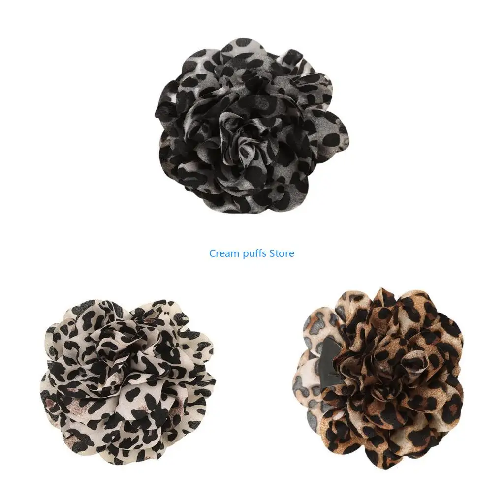 

50LE RETRO LEOPARD HAIR ASSASTY Мягкая камелия