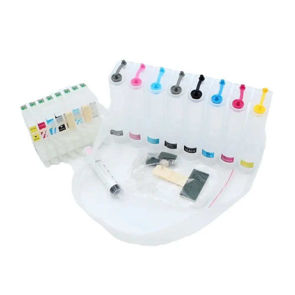 

Continuous Ink Supply System With ARC Chip T0591 - T0599 CISS compatible for Epson Stylus R2400 printer