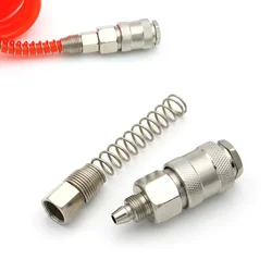 Pneumatic European Connector with Spring EU Standard Fittings for Compressor Air Hose Fitting Quick Release Coupling SP PP20 30