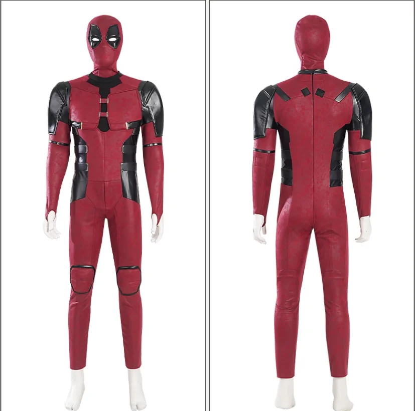 Movie style battle suit, weapon, back knife, complete set of Wade Wilson jumpsuit, customizable