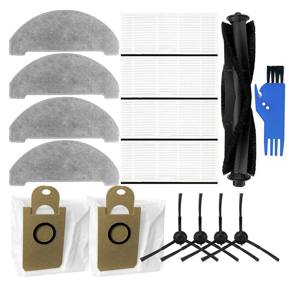Main Brush Cover Dust Bags Mop Rag Hepa Filters Side Brushes For Viomi S9 Robot Vacuum Cleaner Accessories