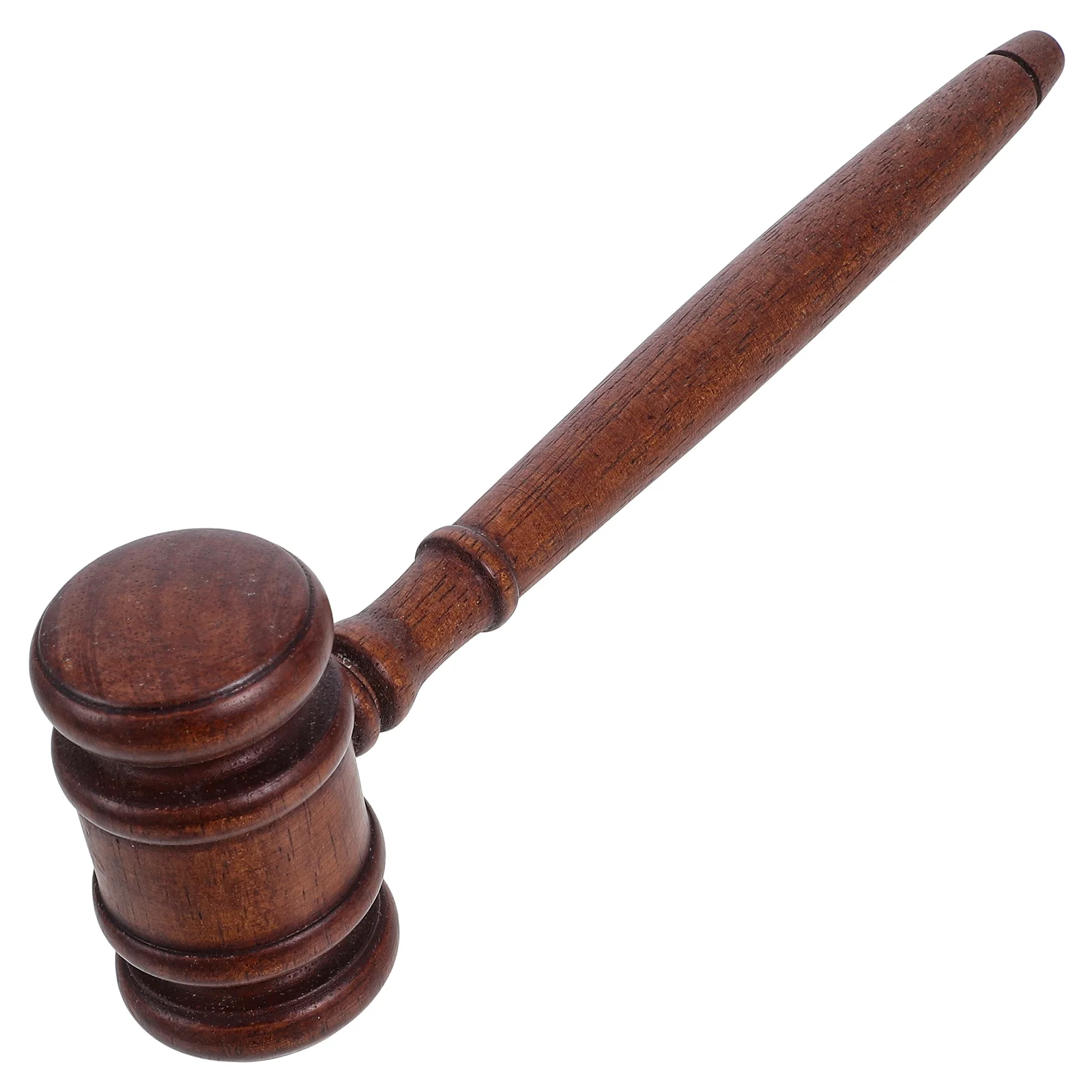 

Kids Toys Wooden Hammer Judge Gavel Auction Mini Meeting Brown Costume Accessories Lawyer Office