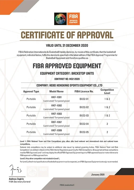 ระบบห่วงบาสเก็ตบอลแบบแขวนแบบพกพาในร่มแบบพกพา