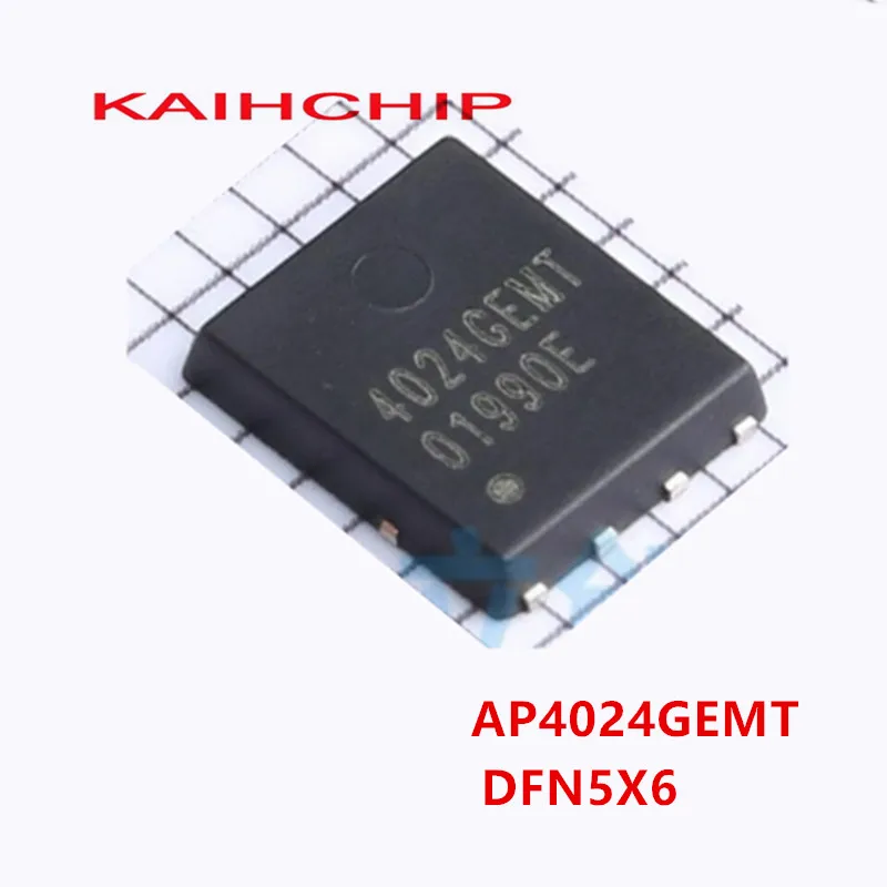 10PCS AP4024GEMT 4024GEMT 30V N-CHANNEL MOS ＆ AP4439GMT 4439GMT 30V P-Channel MOS DFN5x6