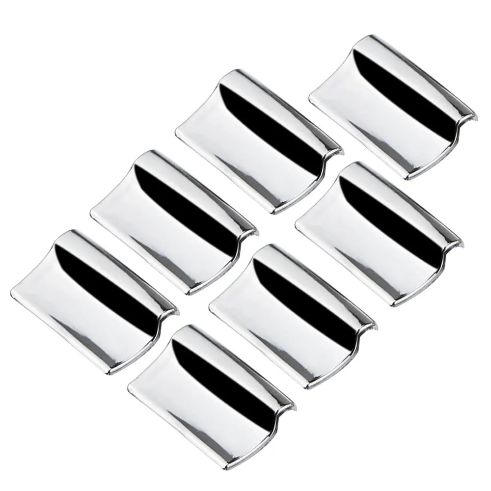 7 Pcs/set Chrome Car Window Lift Button Sequins Sticker Cover Trim for BMW F10 F18 F07 5 Series 5GT 2010 - 2018 Accessories