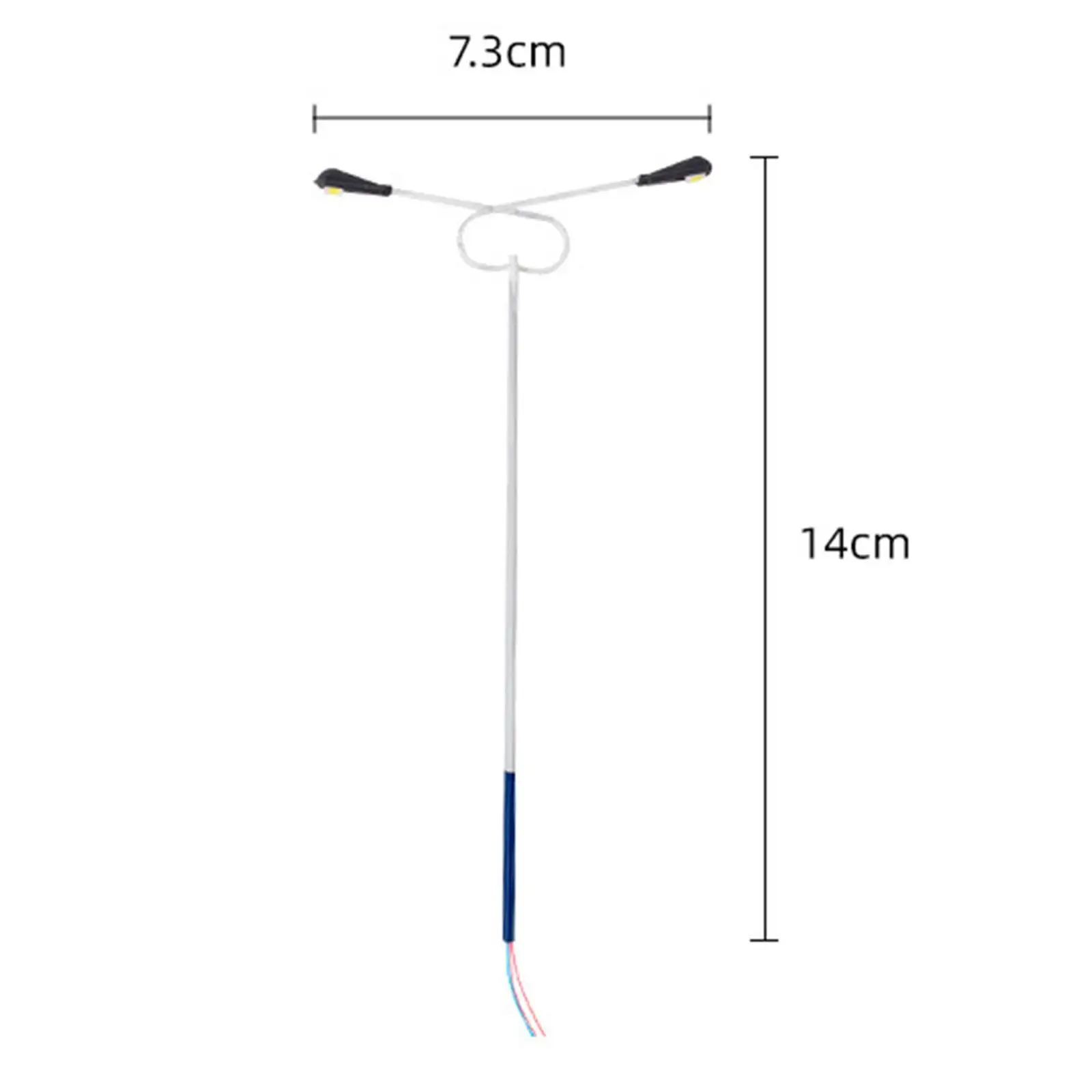 5x HO Scale Street Railway Lights LEDs Mini Sand Table Landscape Building