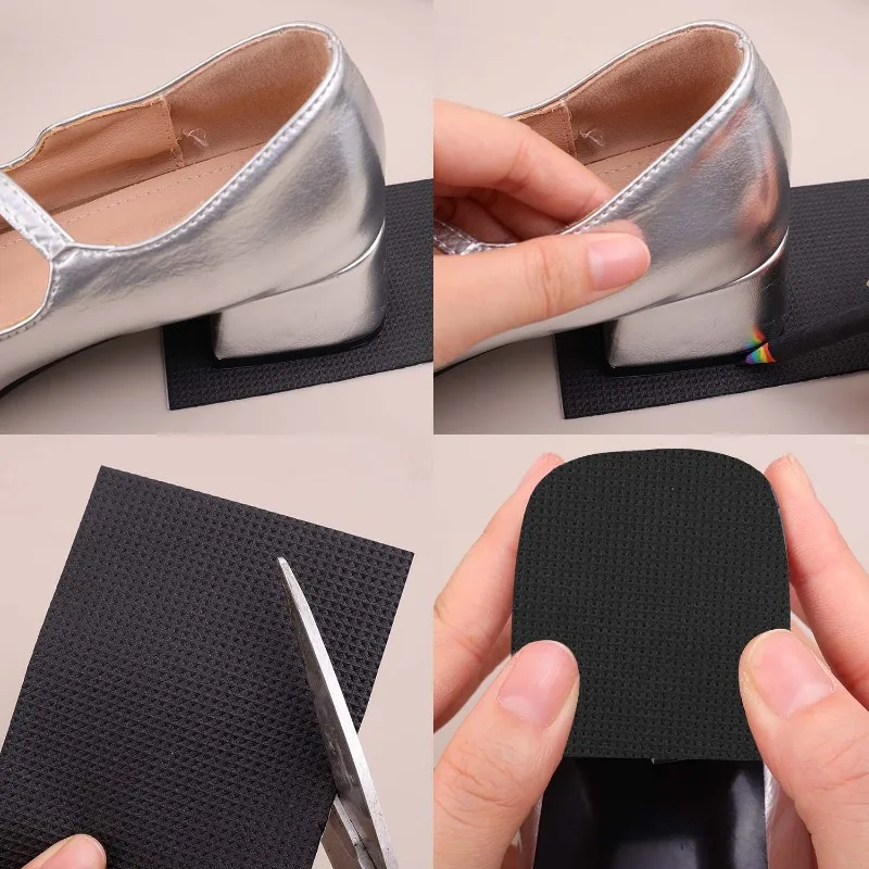Sole Silent Anti Slip Sticker Sneakers Noise Reduction Patch Shoes Heel Repair Paster Extend Service Lifetime Soft Shoe Care Kit image 5