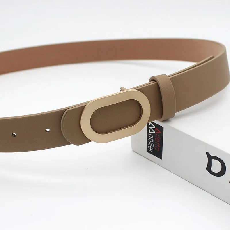 Cintos femininos de couro genuíno designer famosa marca moda liga anel círculo fivela ouro menina jeans vestido cintos selvagens ld033