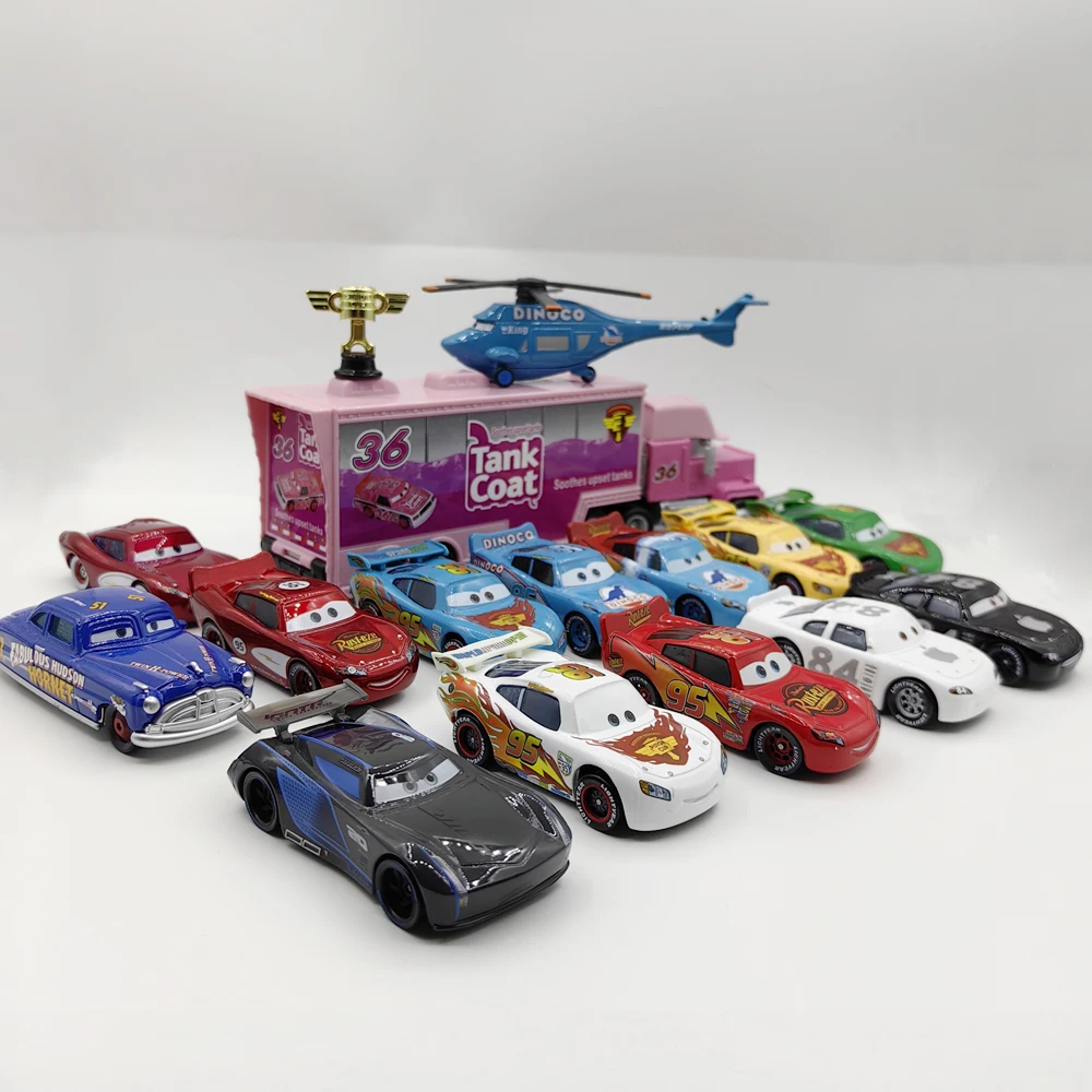 

НОВЫЙ Disney Pixar Cars 3,1:55 Молния Макквин Чик Хик Джексон Шторм Мак Литые под давлением транспортные средства Модель автомобиля из сплава День рождения Рождественский подарок