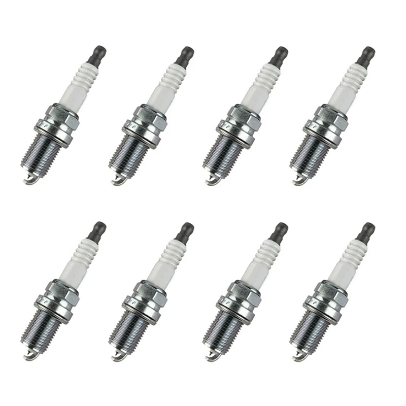 8Pcs Spark Plug Car Parts LR005253 / IFR5N10 For Land Rover Range Rover RR Sport LR3 4.4L/4.2L V8